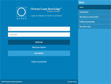Tablet Screenshot of espanol.ocwencustomers.com